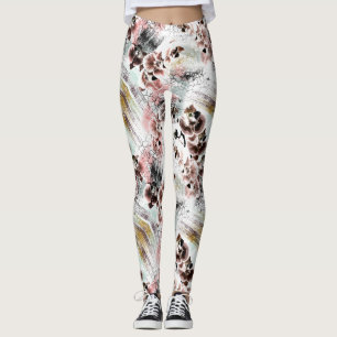 Leggings Belle orchidée stylée