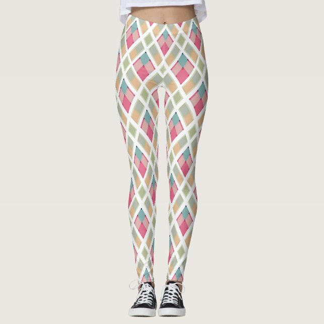 Leggings Belle, plaid (Devant)