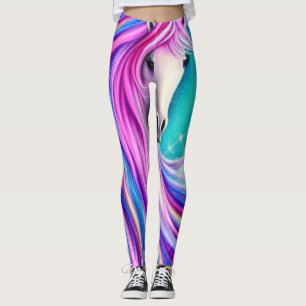 Leggings Belle Unicornes Plein Flower Graphic