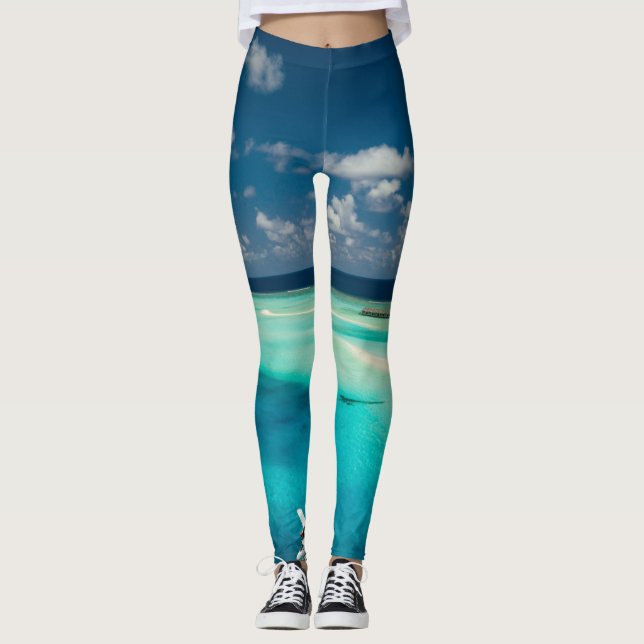 Leggings Belles Créatures Océaniques (Devant)