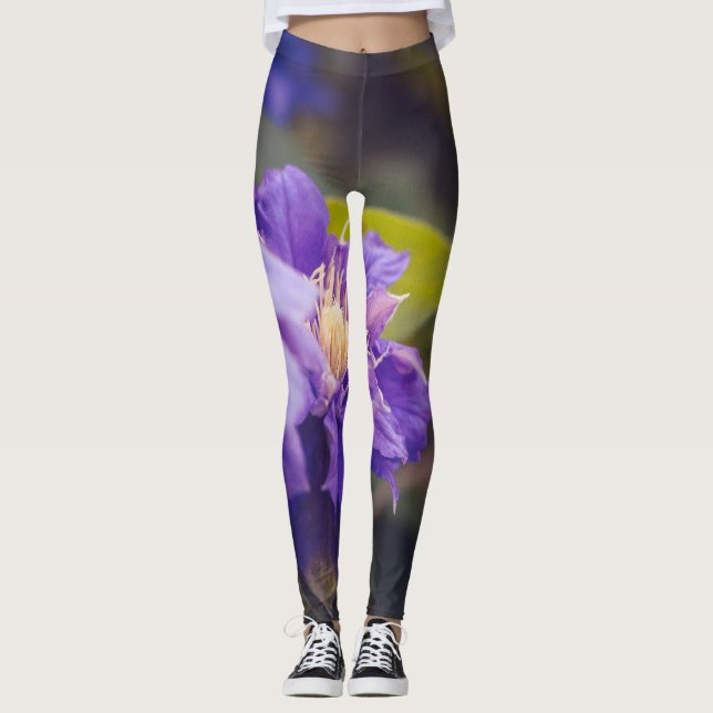Leggings Belles fleurs (Devant)