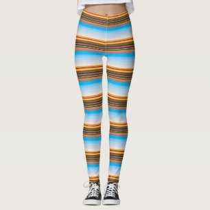 Leggings Belles rayures colorées modernes