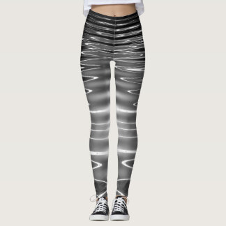 Leggings Belles réflexions sur l'eau Abstraite vague