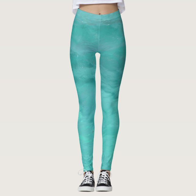 Leggings Belles rides de mer (Devant)
