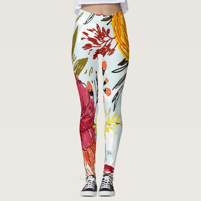 Leggings Belles Roses (Devant)