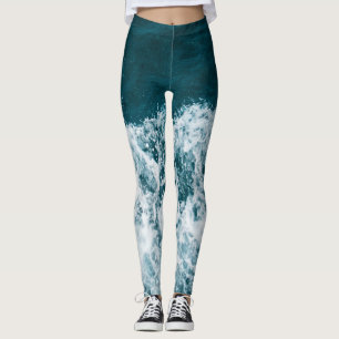 Leggings Belles vagues de mer