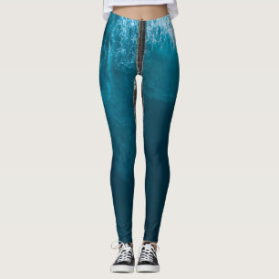 Leggings Belles vagues océaniques