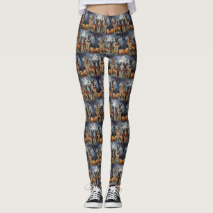 Leggings Berger allemand Halloween Éffrayant