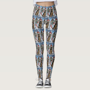 Leggings berger allemand hiver Wonderland Noël Joie