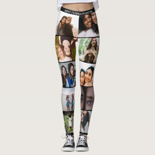 Leggings Best Friend Custom Photo Collage créez votre propr