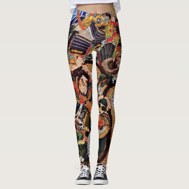 Leggings Bêtes samouraïs de meurtre (Devant)