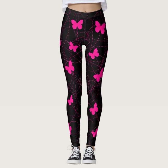 Leggings Beurrer les légendes - Couleurs personnalisées (Devant)