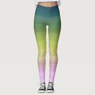 Leggings Bi vert pâle pâle vert pâle gris foncé
