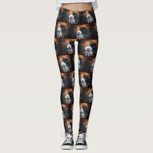 Leggings Bichon Frisé Halloween Épouvantable