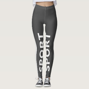 Leggings Bichromatique Gray Sporty Leggin