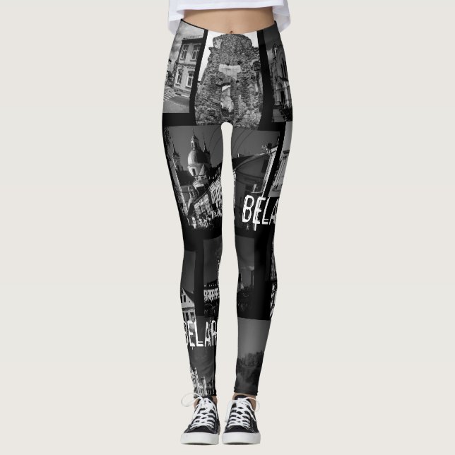 Leggings Biélorussie Б е л а р у с ь Minsk Grodno Brest Leg (Devant)