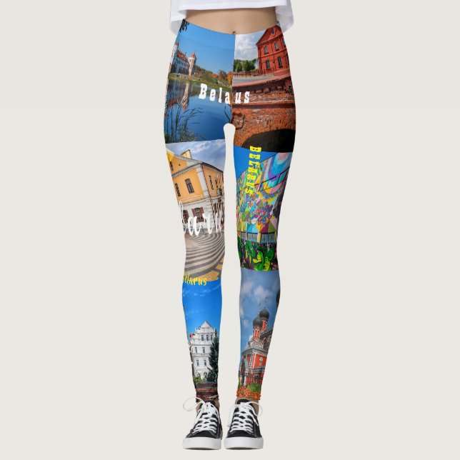 Leggings Biélorussie Minsk Grodno Pinsk Borisov Architectur (Devant)