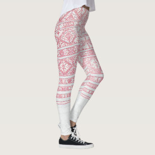 Leggings Biélorussie Motif folklorique national biélorusse 