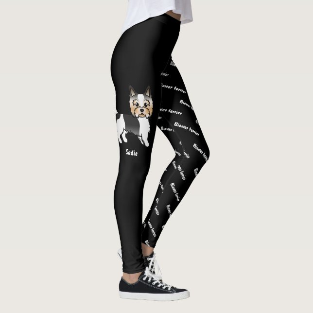 Leggings Biewer Terrier Dessin Chien et Chien Nom et race (Droite)