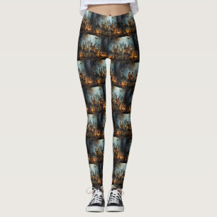 Leggings Biewer Terrier Halloween Night Doggy Délice