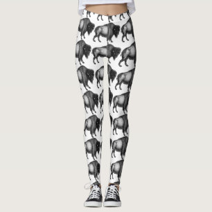 Leggings Big Bison Buffalo Thunder-Cove