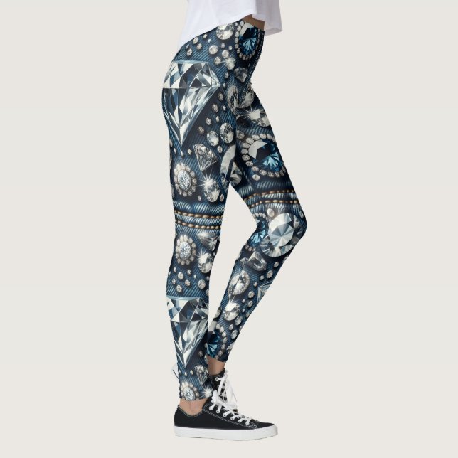 Leggings Bijoux glamour pierres précieuses Denim & Diamonds (Droite)