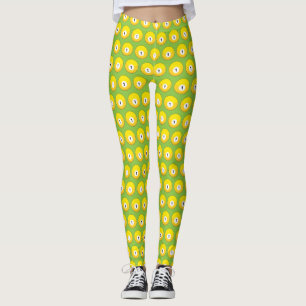 Leggings Billard jaune numéro un Motif