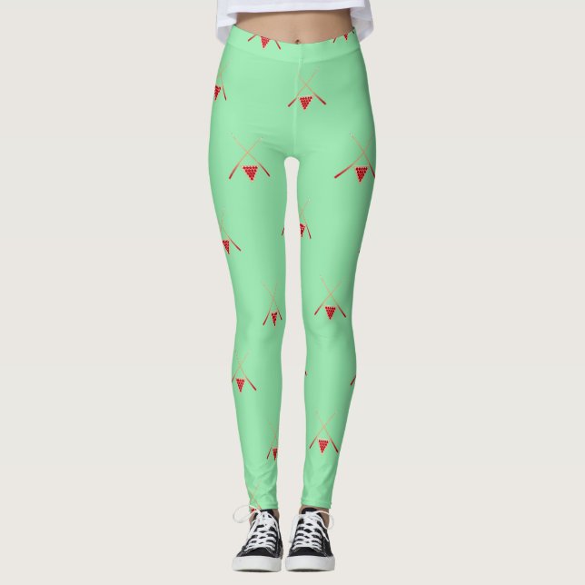 Leggings billard sur le green (Devant)