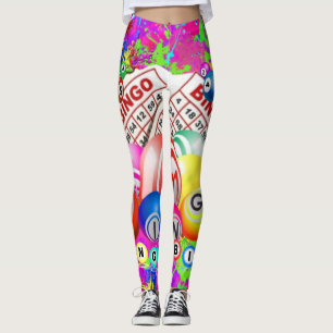 Leggings BINGO BINGO Peinture rayée CBDOilPrincesse