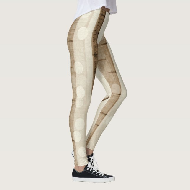 Leggings Birch-Tree-Motif-| Zazzle_Growshop. (Droite)