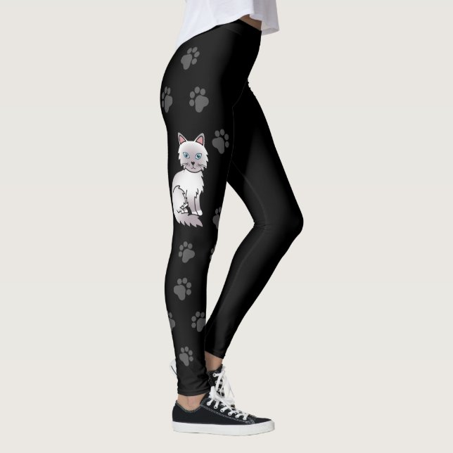 Leggings Birman / Ragdoll Lilac Point - Pattes Noires (Droite)