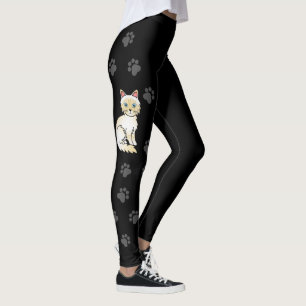 Leggings Birman / Ragdoll tabby crème Point Chats & Pattes