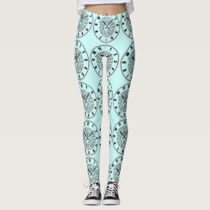 Leggings Bizarre biologique Horloge Yoga Pantalon bébé garç