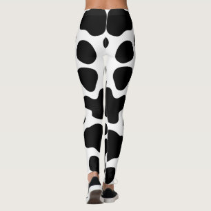 Leggings black cow