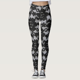 Leggings Black Lace