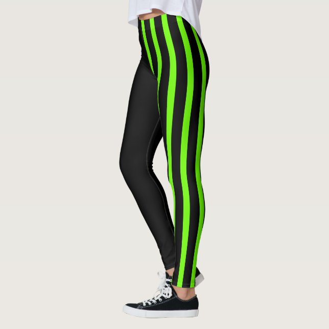 Leggings Black & Lime Jester (Gauche)