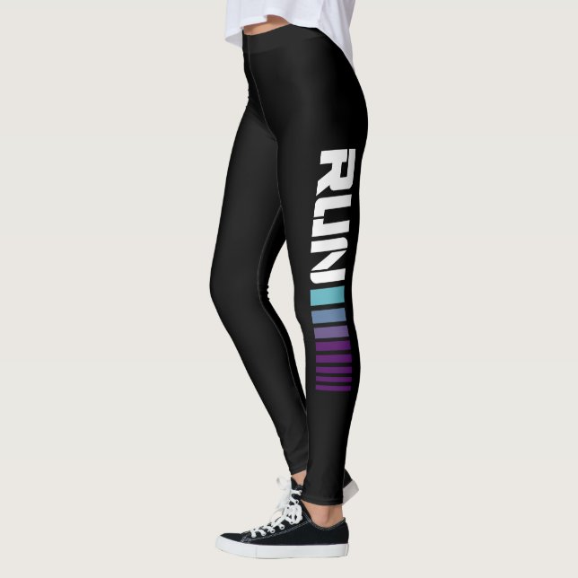 Leggings Black Ombré Run Sports actifs (Gauche)