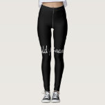 Leggings Black solid add name text here throw pillo<br><div class="desc">Conception</div>