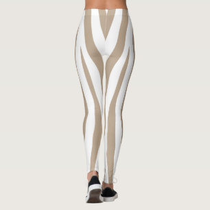 Leggings blanc beige