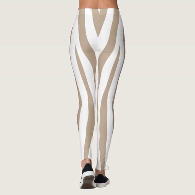 Leggings blanc beige (Dos)