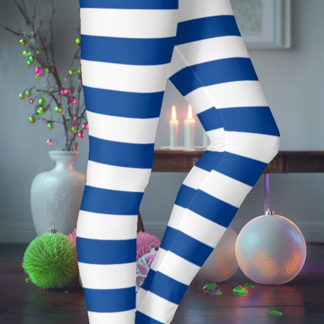 Leggings Blanc et bleu (Créateur téléchargé)