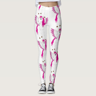 Leggings blancs du Parti Unicorn