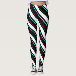 Leggings Blancs Et Noirs