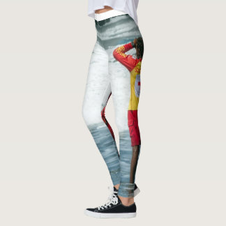 Leggings blancs pour la plage