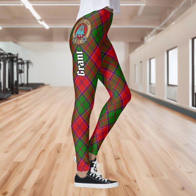 Leggings Blason de Clan Grant sur tartan (Créateur téléchargé)
