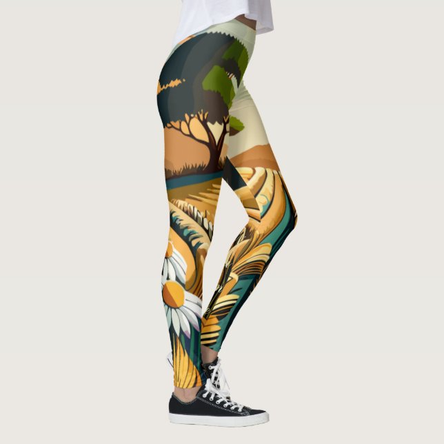 Leggings Blé à la broche (Droite)