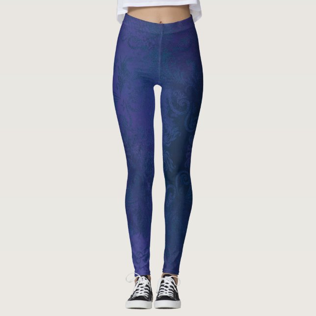 Leggings bleu (Devant)