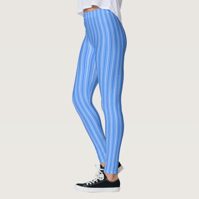 Leggings Bleu bonbons rayures (Gauche)