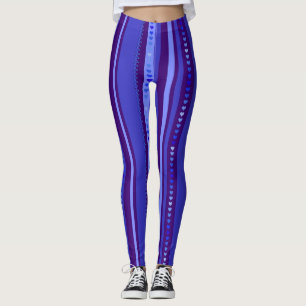 Leggings Bleu clair et foncé