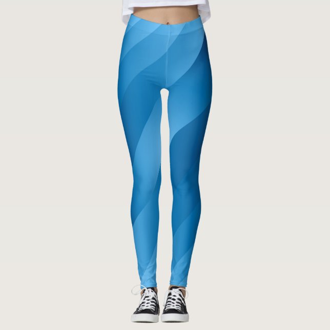Leggings bleu classique 21 (Devant)